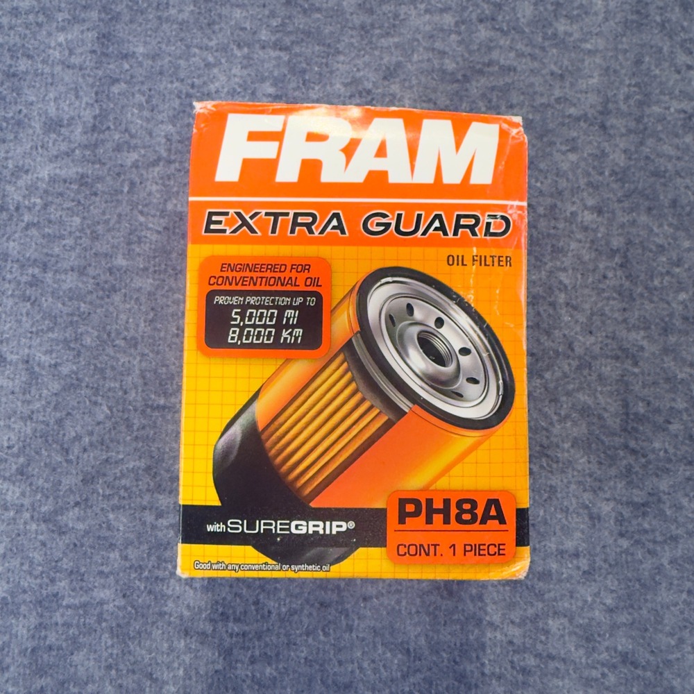 FRAM Extra Guard Oil Filter PH8A SureGrip Engine Protection New